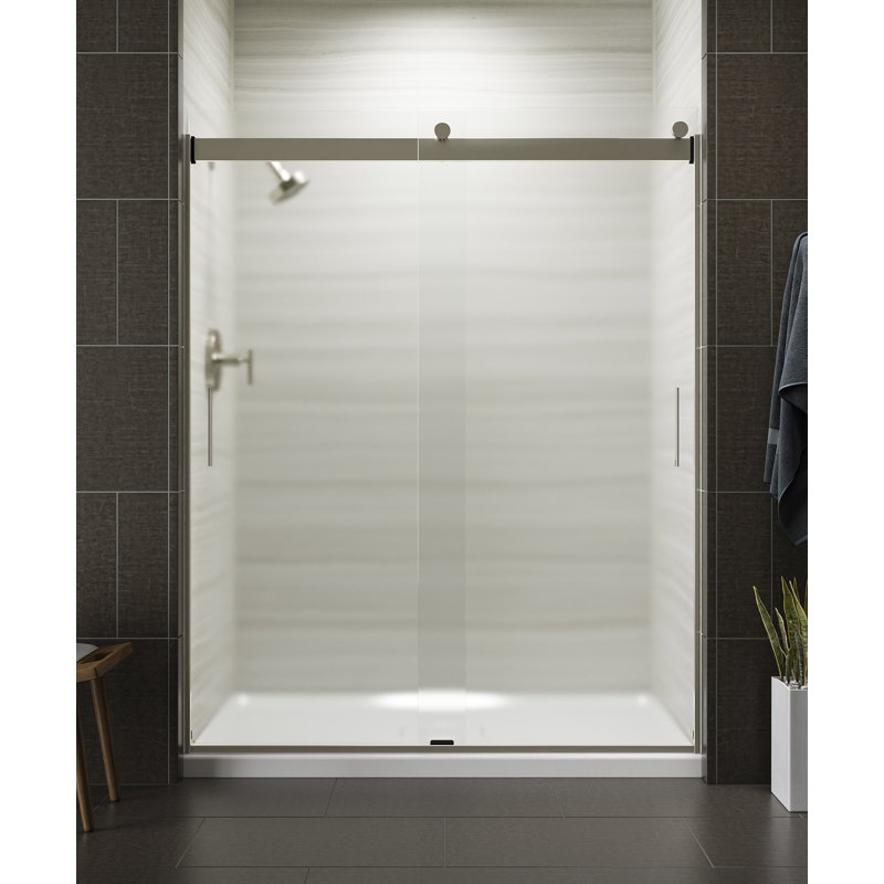 K706009LMX,ABV,SH Kohler Levity 74" H x 59.63" W Bypass Shower Door